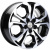 Khomen KHW 1711 7x17 5*108 ET33 DIA60.1 Black-FP Литой