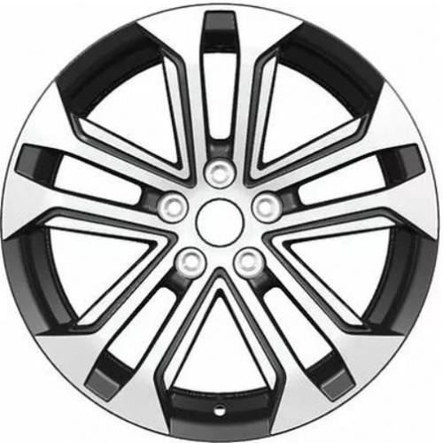 Khomen KHW 1803 7x18 5*108 ET46 DIA63.3 Black-FP Литой