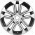 Khomen KHW 1803 7x18 5*108 ET46 DIA63.3 Black-FP Литой