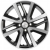 Khomen KHW 1609 6x16 4*100 ET46 DIA54.1 Black-FP Литой