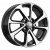 K&K КС861 6x15 4*100 ET48 DIA54.1 Алмаз черный Литой