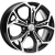Khomen KHW 1702 7x17 5*110 ET45 DIA67.1 Black-FP Литой