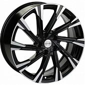 Khomen KHW 1901 7.5x19 5*112 ET43 DIA57.1 Black-FP Литой