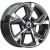 K&K Кайан 7.5x18 5*114.3 ET40 DIA66.1 Алмаз черный Литой