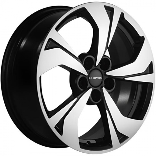 Khomen KHW 1724 7x17 5*114.3 ET40 DIA66.1 Black-FP Литой