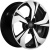 Khomen KHW 1724 7x17 5*114.3 ET40 DIA66.1 Black-FP Литой