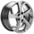 Khomen KHW 1712 7x17 5*108 ET43 DIA65.1 Black-FP Литой