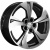 Khomen KHW 1724 7x17 5*110 ET46 DIA63.3 Black Литой