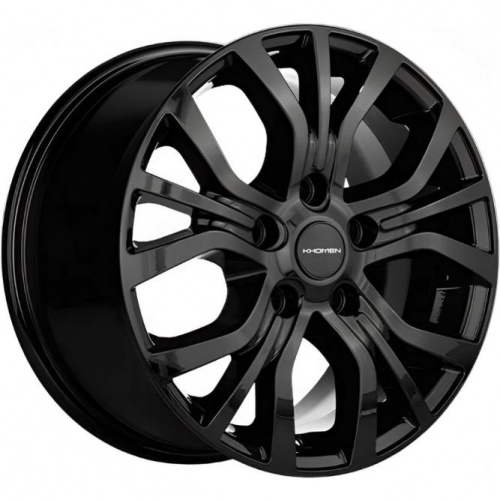 Khomen KHW 1608 6.5x16 5*108 ET45 DIA60.1 Black Литой